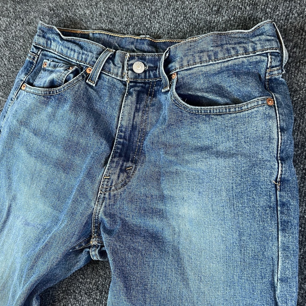 Levi's 505 Jeans Men 32x30 (32x32 tagged)Regular Fit Straight Lt Wash Denim READ